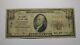 Billet De Banque National De Caldwell New Jersey Nj De 1929 De 10 $ Ch. #7131 Fine