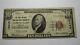 Billet De Banque National De Florak Park, New York Ny, De 1929, D'une Valeur De 10 $, Charte N°12449
