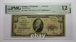 Billet de banque national de Hominy, Oklahoma OK de 10 1929 $, Ch. #7927 F12 PMG