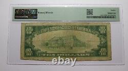 Billet de banque national de Hominy, Oklahoma OK de 10 1929 $, Ch. #7927 F12 PMG