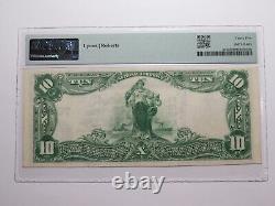 Billet de banque national de Kansas KS de 10 $ de 1902 à Glasco, Ch. #7683 PMG VF35