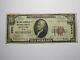 Billet De Banque National De Kenton Ohio Oh De 1929 De 10 $, Charte #2500 Fine+