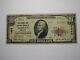 Billet De Banque National De Norwich New York Ny De 1929 De 10 $ Ch. #1354 Fine