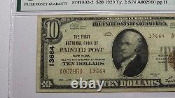 Billet de banque national de Painted Post, New York NY de 1929 de 10 $, numéro de série 13664, état VF30