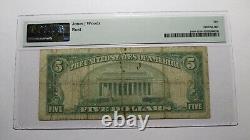 Billet de banque national de Staples, Minnesota MN de 1929 de 5 $ Ch #5568 VG10 PMG