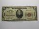 Billet De Banque National De Terrell Texas Tx De 20 Dollars De 1929, Charte #4990 En Bon état.
