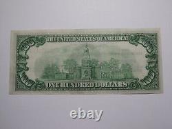 Billet de banque national de Virginie VA de 1929 de Richmond de la réserve fédérale XF+++ de 100 $