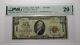 Billet De Banque National De Yonkers New York Ny De 1929 De 10 $, Ch. #9825 Vf20 Pmg