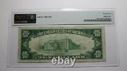 Billet de banque national de l'État de Pennsylvanie PA de 10 $ de 1929 à Alexandria, numéro de billet #11263, état VF25