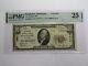Billet De Banque National De L'oklahoma Ok Kingfisher De 1929 De 10 Dollars, Numéro De Série 9954, état Vf25 Pmg.