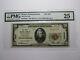 Billet De Banque National De La Pennsylvanie De 1929 De 20 $, Patton, N ° 4857, Vf25 Pmg