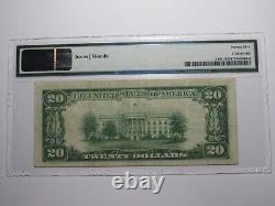 Billet de banque national de la Pennsylvanie de 1929 de 20 $, Patton, N ° 4857, VF25 PMG