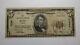 Billet De Banque Rare De 5 Dollars De 1929 Reno Nevada Nv National Currency Bank Note Bill Charter #7038