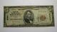 Billet De Banque Rare De Winchester, Virginie, De La National Currency Bank Note De 5 Dollars De 1929, Ch. #6084.