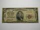 Billet De Banque Rare De La Pennsylvanie Pa Currency Bank Note De 1929 Montrose #2223