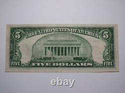 Billet de la Réserve fédérale de la National Currency de Kansas City, Missouri MO de 1929 en XF+ à 5$