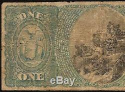 Charte Originale 1865 $ 1 La Banque Nationale Saint-nicolas Note Devise Billets