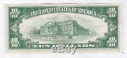 Circulation 1929 10 $ Monnaie Nationale Note-federal Reserve Bank De Kansas City