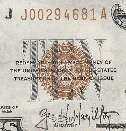 Circulation 1929 10 $ Monnaie Nationale Note-federal Reserve Bank De Kansas City