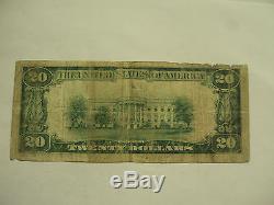 Coinhunters- $ 20 1929 Note De La Banque Nationale, Fine, Ocala Fl, Low Serial