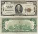 Denver Co 1929 $ 100 Monnaie Nationale Très Bas Numéro De Série: 000022 Billet De Banque Du Colorado
