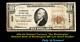 Devise Nationale De 10 $ De 1929, La Banque Nationale De Worthington