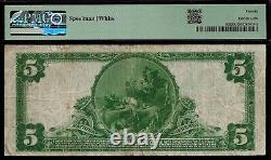 Devise nationale de 5 $ de 1902, PMG 20, Philadelphie, Pennsylvanie CH# 13113