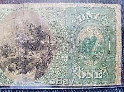 Erie, Pa 1865 $ 1 2nd Nat Bank 606 Banque Devise Nationale 3 Connue Par Kelly Book