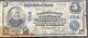 États-unis 5 Dollars 1902 Monnaie Nationale 5 $ Louisville Kentucky Rare Billet #17836