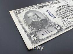 États-unis U. S. $ 5 Devise Grande Banque Nationale Note De New York Série 1902