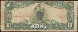 Grand 1902 $ 10 Dollar American Exchange Banque Nationale Note New York Devise