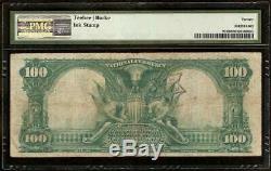 Grand 1902 $ 100 Dollar Peoria IL Banque Nationale Billet De Billets Ancien Papier Monnaie