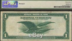 Grand 1918 Billets De 1 Dollar Vert Eagle En Banque Note Monnaie Nationale 717 Pmg