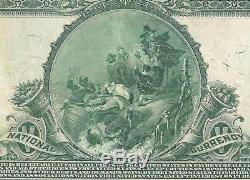 Grande 1902 5 $ Anglo & London Paris Banque Nationale Note Monnaie Californie