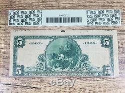 La First National Bank De Richmond Virginia Va $ 5 Monnaie 1902db Charte 1111