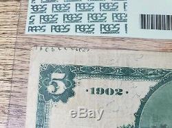 La First National Bank De Richmond Virginia Va $ 5 Monnaie 1902db Charte 1111