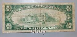 Laramie, Wyoming 1929 Note Nationale. Charte 4989. Monnaie Des Banques De Billets Wy Wyo