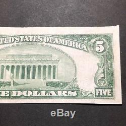 Les Paysans & Merchants Bank D'eurêka Nevada $ 5 $ Monnaie Nationale Début Low