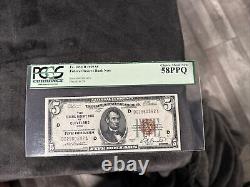 Lot de 4 billets consécutifs de 5 dollars de 1929, devise nationale CLEVELAND OH FR BANK NOTE PCGS.