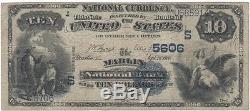 Monnaie Nationale De 10 $, 1882 Vb, Ch5606, Marlin National Bank, État Du Texas