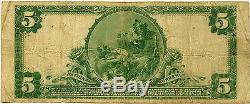 Monnaie Nationale De La Série 1902 La Banque Commerciale Nationale De High Point Nc 5 $