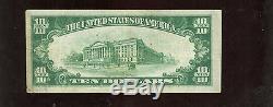 Monnaie Nationale Illinois Rockford La Troisième Banque Nationale 10 1929 $ Vf