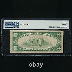 Monnaie nationale de 10 $ de 1929 de la National Bank de Scranton, Pennsylvanie PMG VF20 Livraison gratuite