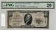 Monnaie Nationale Rare De 1929 De 10 Dollars De La Banque Nationale Du Comté De Hudsun, Jersey City, New Jersey. Vf