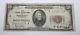 Old 1929 20 $ Sceau Marron Monnaie Nationale F R Bank Minneapolis Minnesota Note