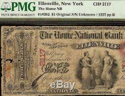 Original Series 1 $ Home Banque Nationale Note Nous Monnaie Old Billets Pmg