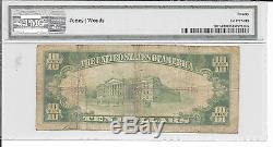 Pmg $ 10.1929 Winterset La Première Note De La Banque Nationale De L'iowa Bill Ch # 1403