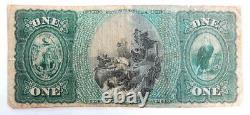 Rare 1875 Us Hopkinton Massachusetts 626 Monnaie Nationale Banque Note Bill