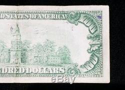 Rare 1929 $ 100 Réserve Nationale De Cleveland Monnaie Fédérale Banque Brown Seal