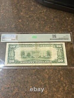 SASA 1929 $20 Monnaie nationale Federal Reserve Bank de Chicago Pmg Vf30
